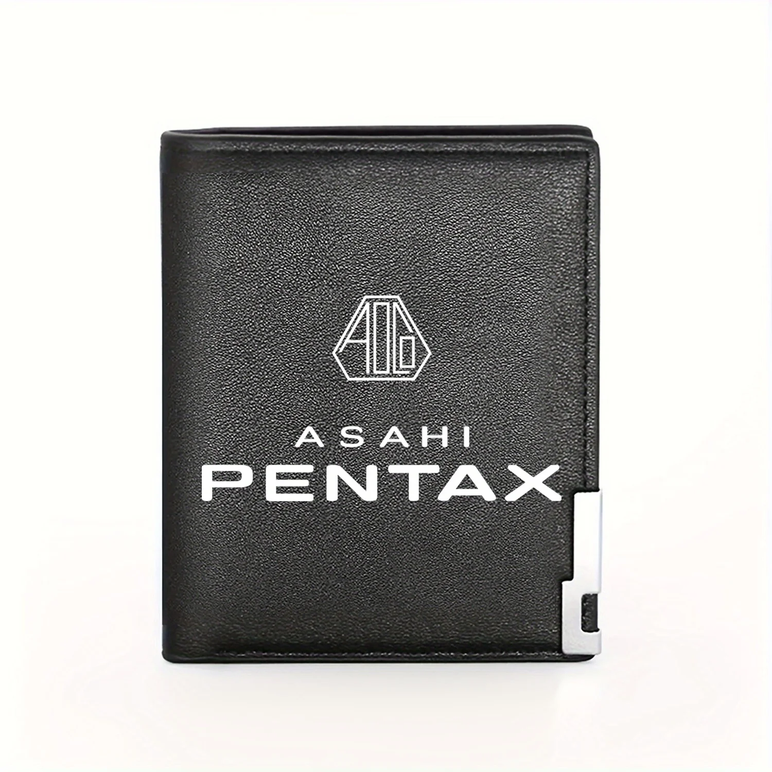 Asahi Pentax logo embossed,stylish men's wallet,practical design Business Mens Casual Elegant Simple Practical Quality Wallet St