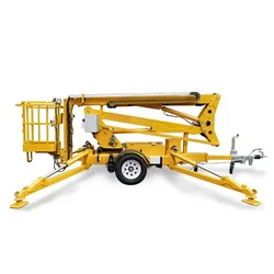 Diesel Engine Articulated Boom Lift Towable Hydraulic Telescoping Lift High Quality Folding Arm Lifting Platform