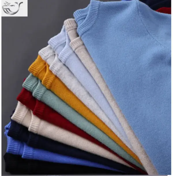 2025kaschmir Pullover Oansatz Pullover männer Lose Übergroßen M-3XL Gestrickte Untere Hemd Herbst Winter Neue Koreanische Casual Männer Top – Detail 3