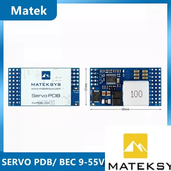 

2PCS MATEK servo steering divider SERVO PDB with 12A BEC 9-55V to 5/6/8 V