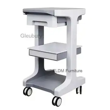Foldable Salon Cart Drawers Beauty Salons Space-saving Anti-bumping Design Load-bearing…