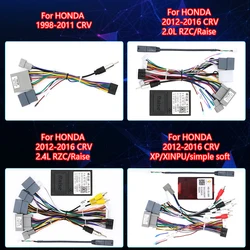 For HONDA CRV Car Radio Android DVD Stereo audio screen multimedia video CD player navigation MP3 MP5 CD 6 Pin cables Harness