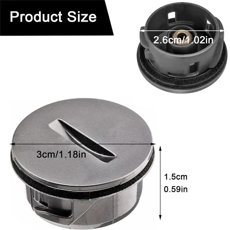 LLCS-2Pcs Brush Rod End Cap Cover For Dyson V6 / DC59 / DC62 / SV03 / SV073 Direct Drive Cordless Vacuum Cleaner Attachment