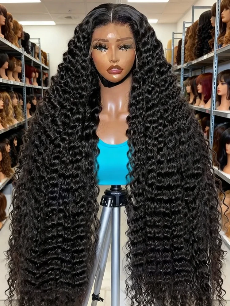 

Vietnamese Virgin Raw Wet and Wavy Human Hair Wigs Invisible HD Lace Melt Skin Water Wave Full Lace Frontal Wigs 40 42 Inch 13x4 Kinky Jerry Curly Lace Front Wigs For Women Natural Black 300% Density 13x6 Hd Transparent Loose Deep Wave Lace Frontal Wig