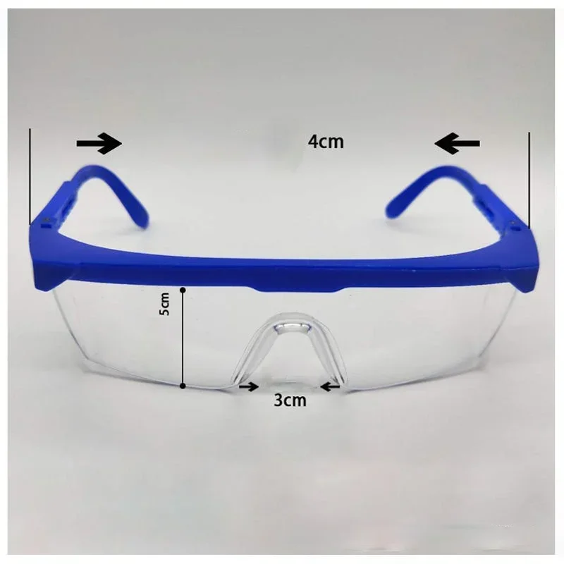 Goggles Labor Insurance Saliva Anti-splash Droplets Dust-proof Protective Glasses Transparent Windproof Goggles for Motorcycle