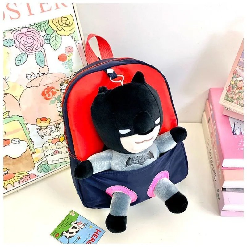 Leuke DC Batman mannelijke en vrouwelijke nieuwe creatieve cartoonfiguur modieuze lichtgewicht draagbare rugzak met grote capaciteit