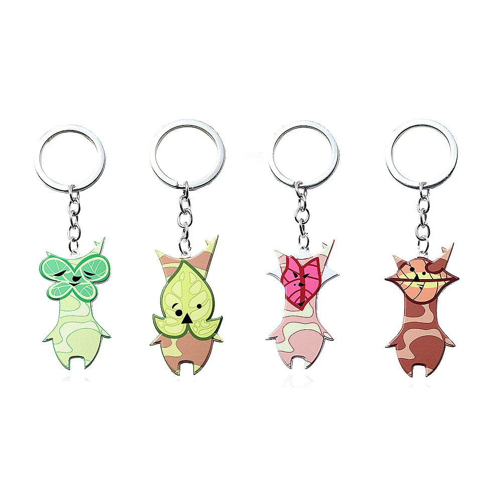 Game Yahaha Props Pendant Keychain for Men Women Tears of the Kingdom Korok Race Model Keychain Fans Cosplay Jewelry