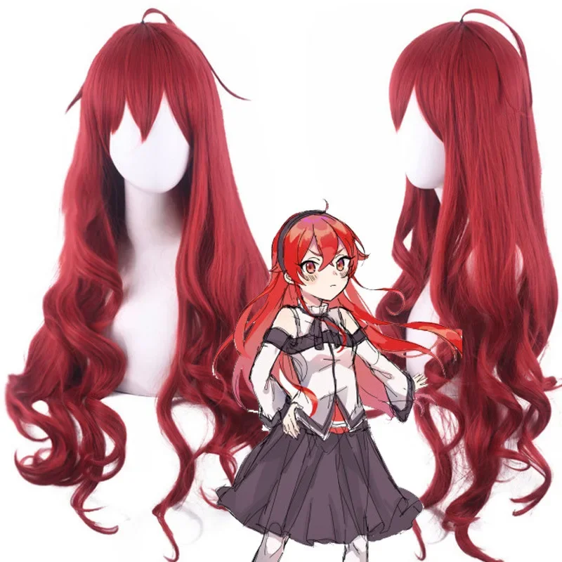 

Anime Mushoku Tensei Eris Boreas Cosplay Red Long Wig Jobless Reincarnation +Free Wig Cap Synthetic Hair Party Girls Women