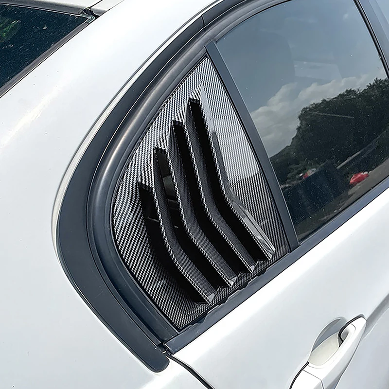 

Auto Rear Triangular Shutters Panel Cover Stickers Carbon Color For BMW 3 Series E90 320i 330i M3 2005-2011 Exterior Accessories