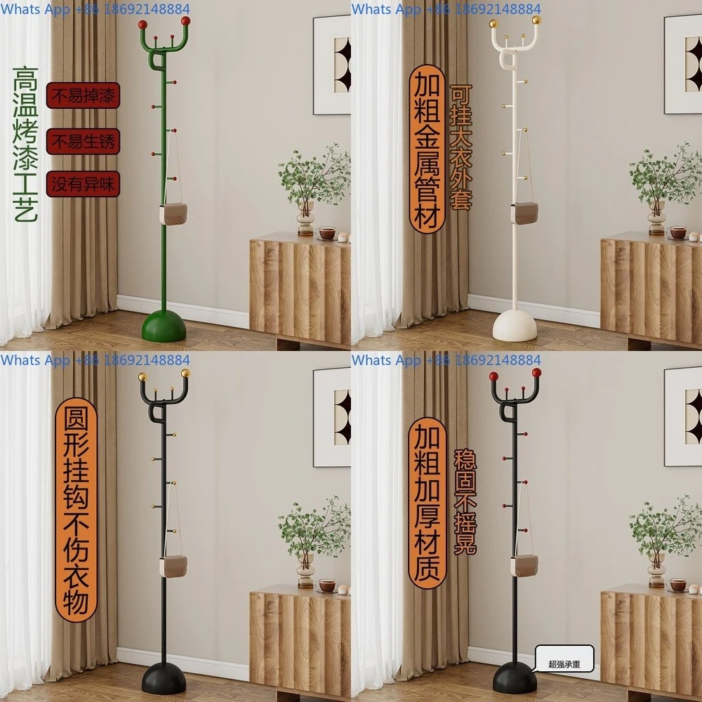 

2025 New Bedroom Coat Rack Floor Standing Small Deer Style Hallway Entry Shelf Clothing Hanger