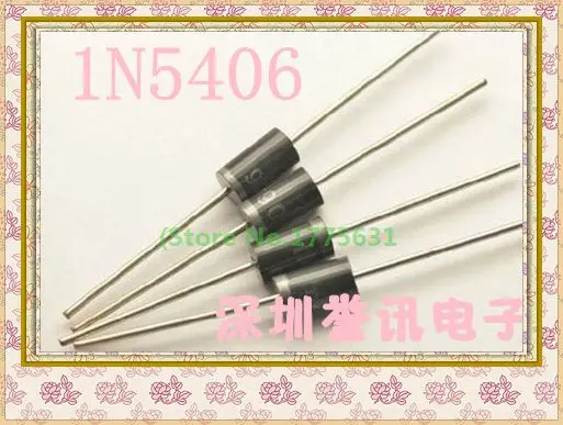 20 pçs/lote 1N5406 IN5406 DO-27 3A 600V Em Estoque