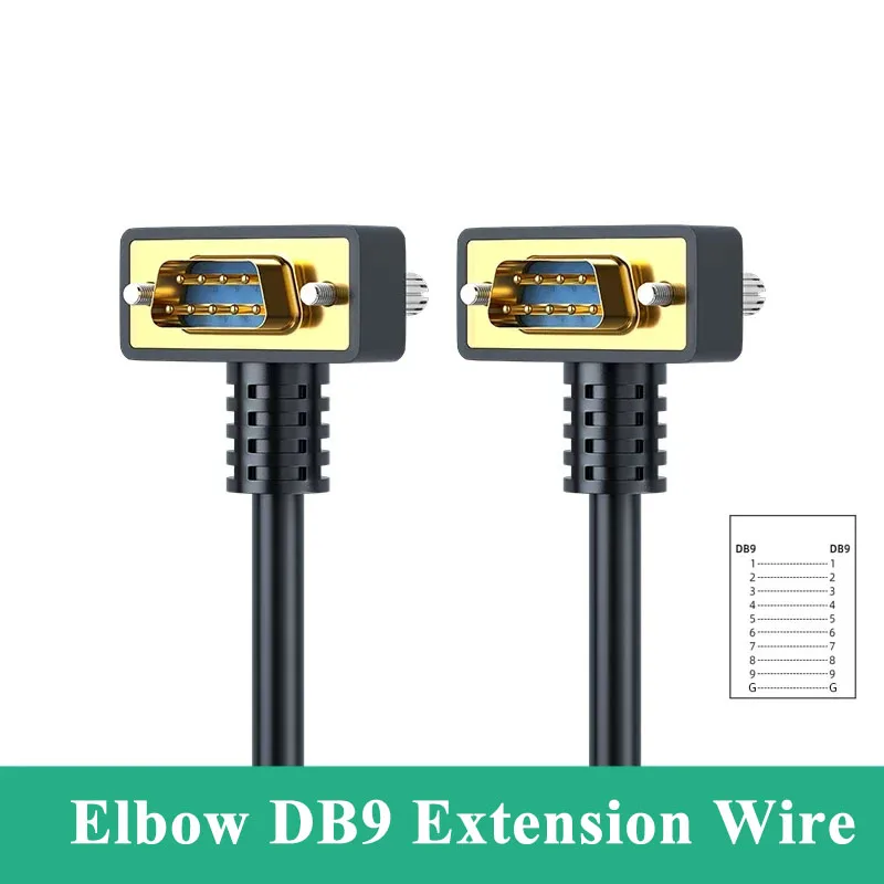 Elbow DB9 RS232 Dat…