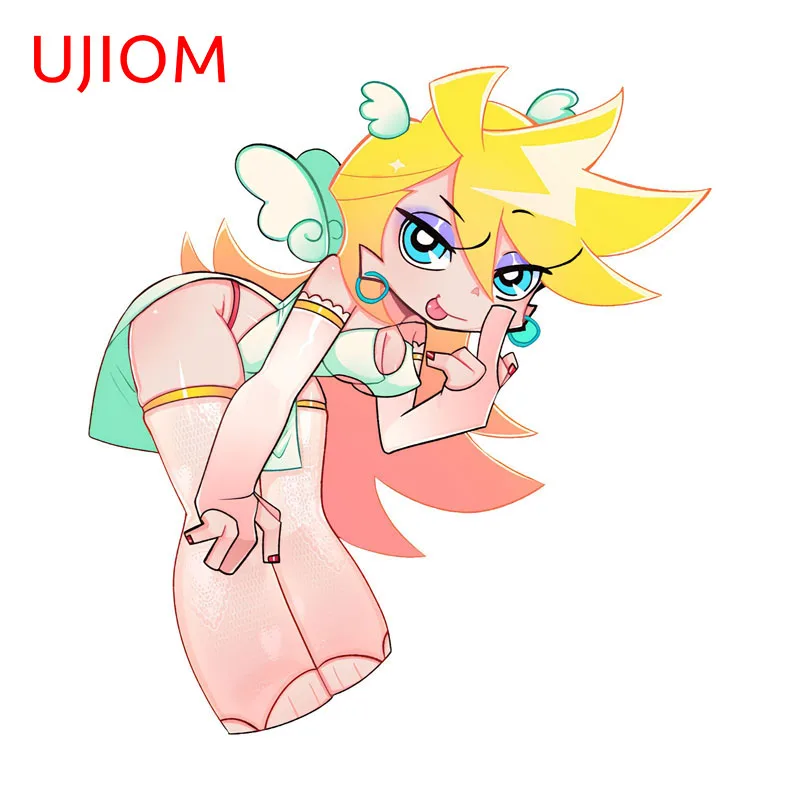 UJIOM Angel Panty Mirror Wall Stickers Fashionable Air Conditioner Trunk Sunscreen Decals Suitable For Room Decoration Murals
