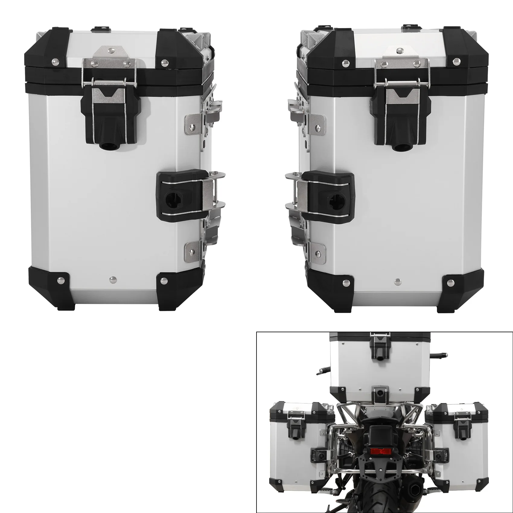 42L Saddlebags Pannier Luggage Side Case Fit For BMW R 1300 GS R1300GS 2023 2024 2025 2026