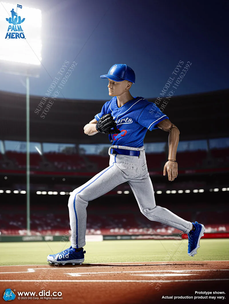 In magazzino DID SF80003W/B 1/12 scala soldato maschio bianco/blu giocatori di Baseball Set completo collezione di modelli Action Figure da 6 pollici