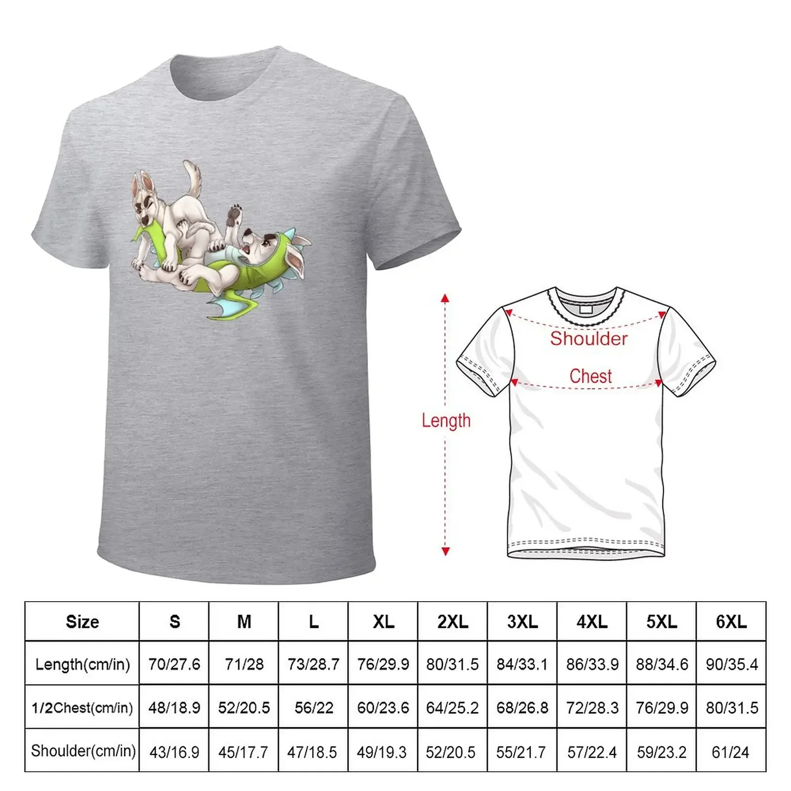 White Shepherd Puppies || Romping Ratbags T-Shirt sweat plus size tops mens champion t shirts