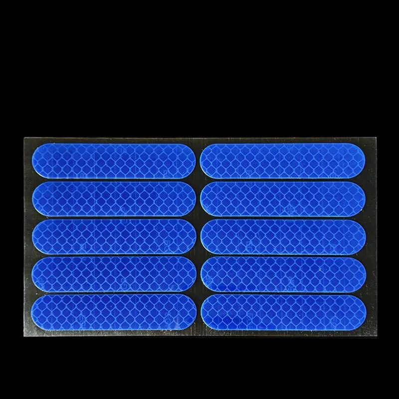 Fiets reflecterende stickers motorfiets nachtelijke stickers helm decoratieve patches waterdichte slijtvaste reflecterende strips