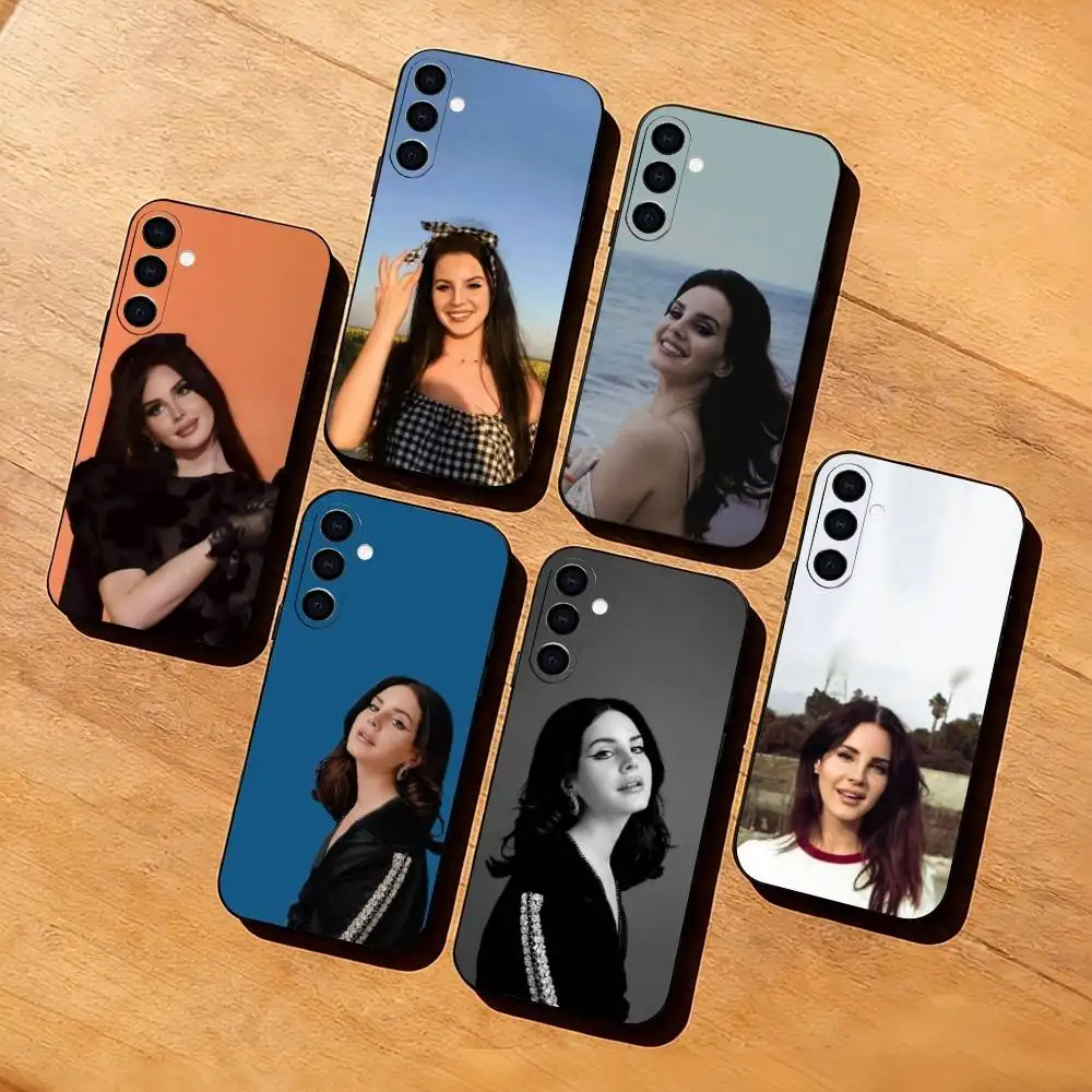 S-Singer-S-Songwriter L-Lana D-Del R-Rey  Phone Case Black Silicone Soft For Samsung Galaxy A73,A72,A71,A70,A53,A52,A51