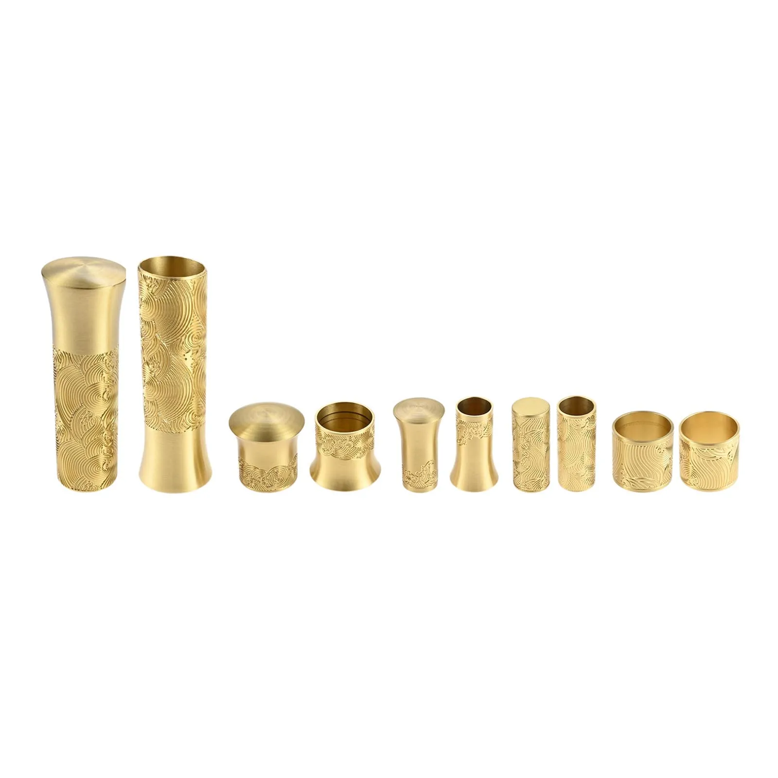 1 pezzo Coprigambe per mobili in oro Piede Punta in rame massiccio Ottone spazzolato Divano Tavolo Gambe per sedie Protezione inferiore Tappetino sicuro Decor