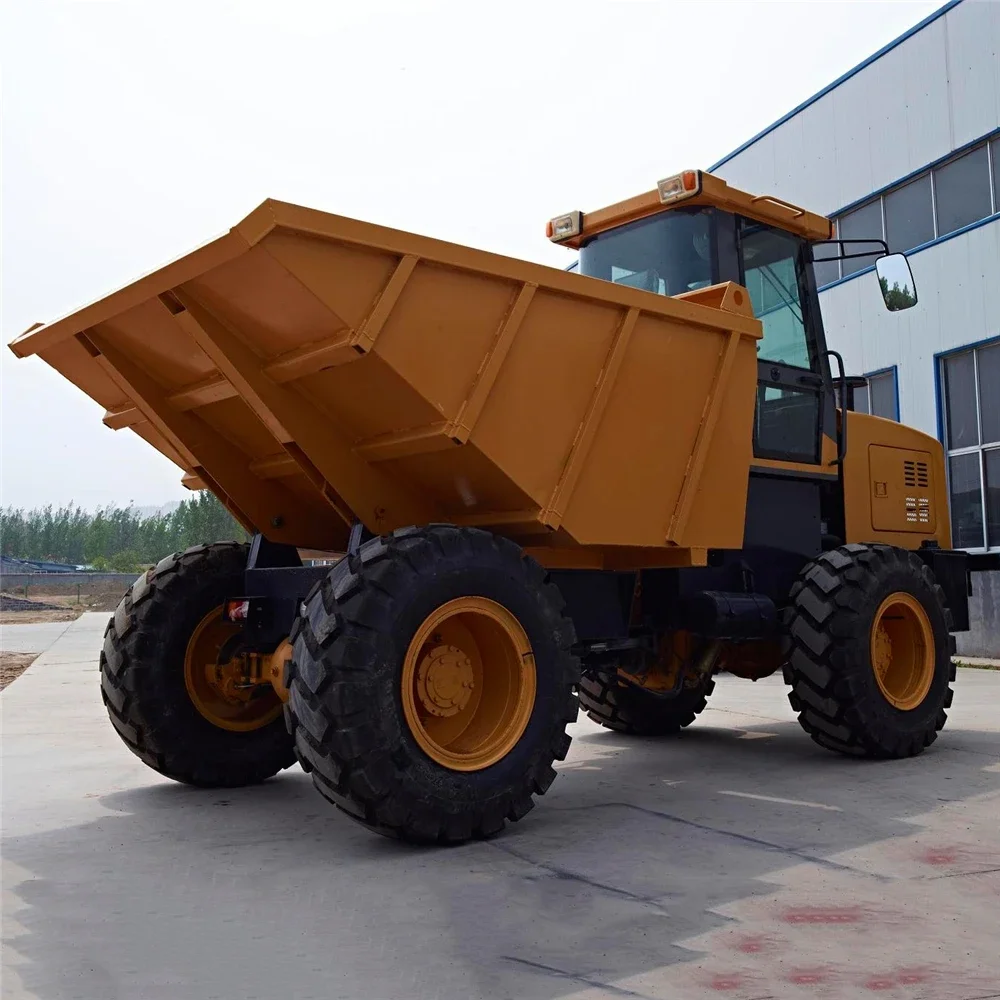 Professional scissor lift oil palm tipper electric tip lorry mini garden dumper back loading hot sale