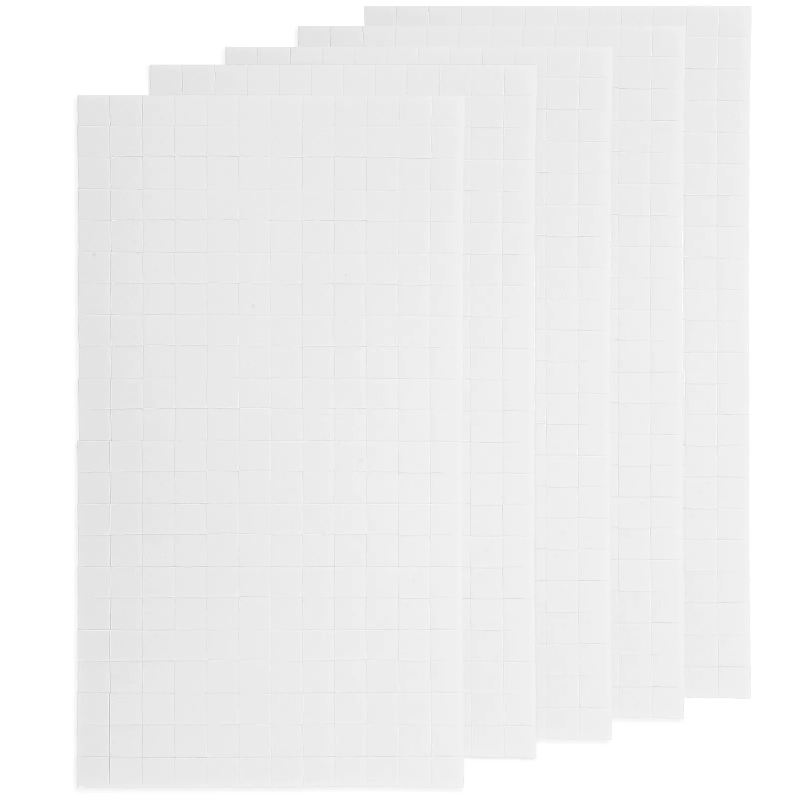 

5 Sheets Foam Dots Squares Double Sided Foam Mounts for Craft Projects Scrapbook Art Supplies Card Making Supplies