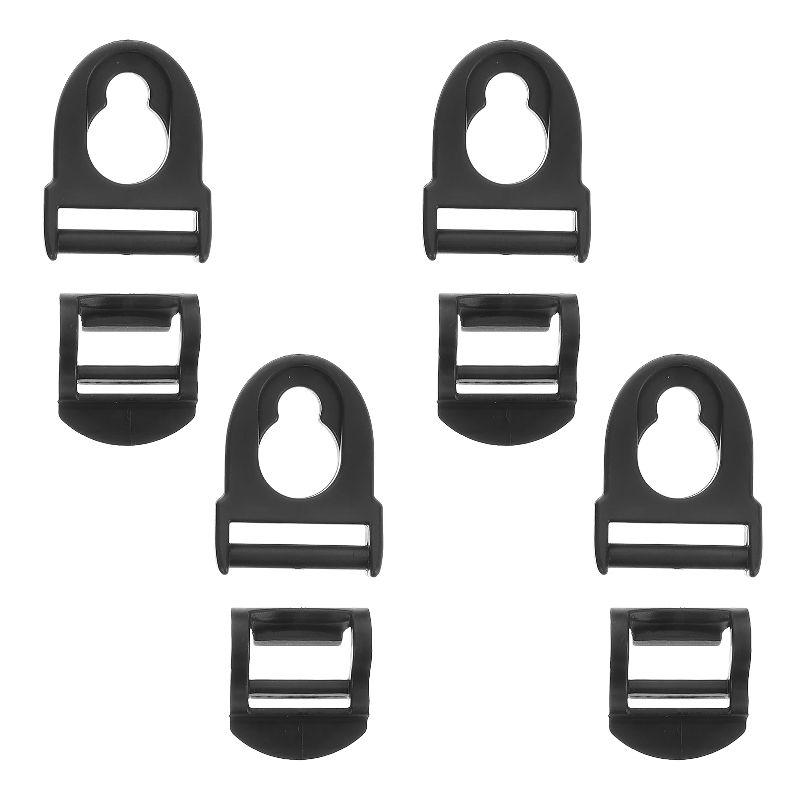 

4pcs Kayak Fasteners Durable Plastic Buckle Black Hooks Seat Clips Replacement Parts-Compatible Models Enhancing Stability
