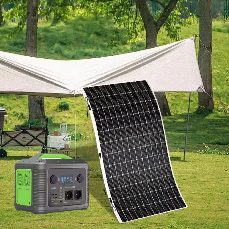 

Grandtech Solar 500w 1000W 1200W 220v Price Powerful Charging Portable Power Station with Panel Box Lithium Lifepo4