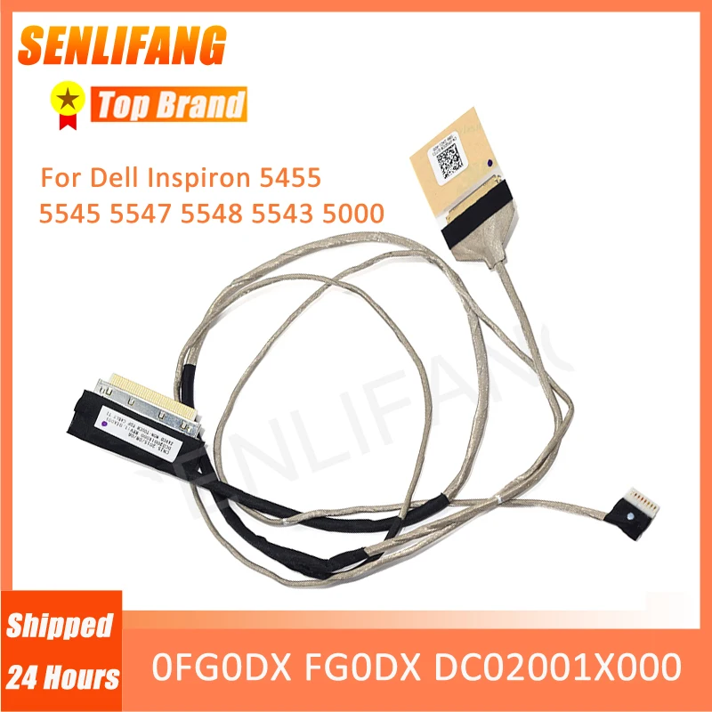 Brand New LCD LVDS Cable CN-0FG0DX FG0DX P39F DC02001X000 For Dell Inspiron 5455 5545 5547 5548 5543 5000