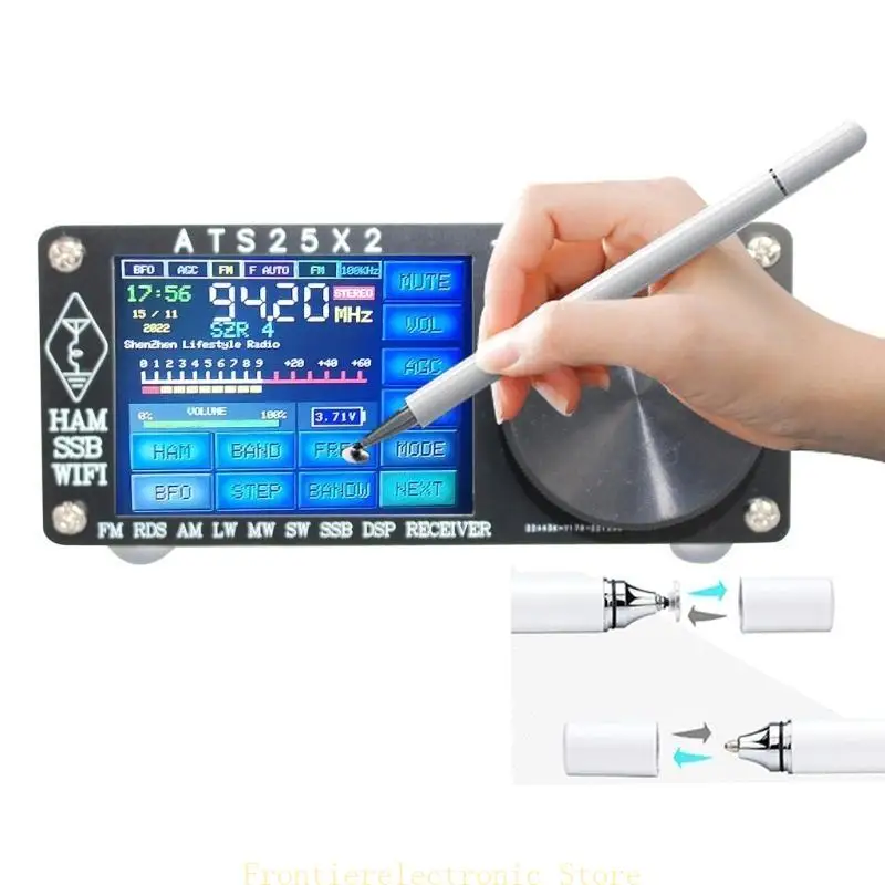 

G8DB Aluminium-alloy FM APP-Network ATS-25X2 Portable Receiver WIFI Configuration