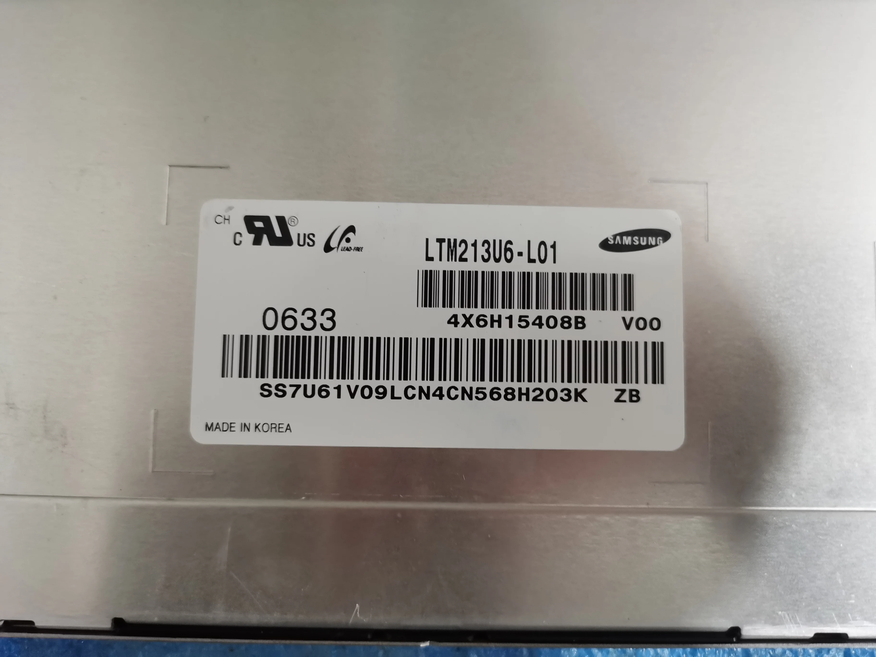 Original LTM213U6-L01 21.3-inch industrial screen, tested in stock LTM213UP01