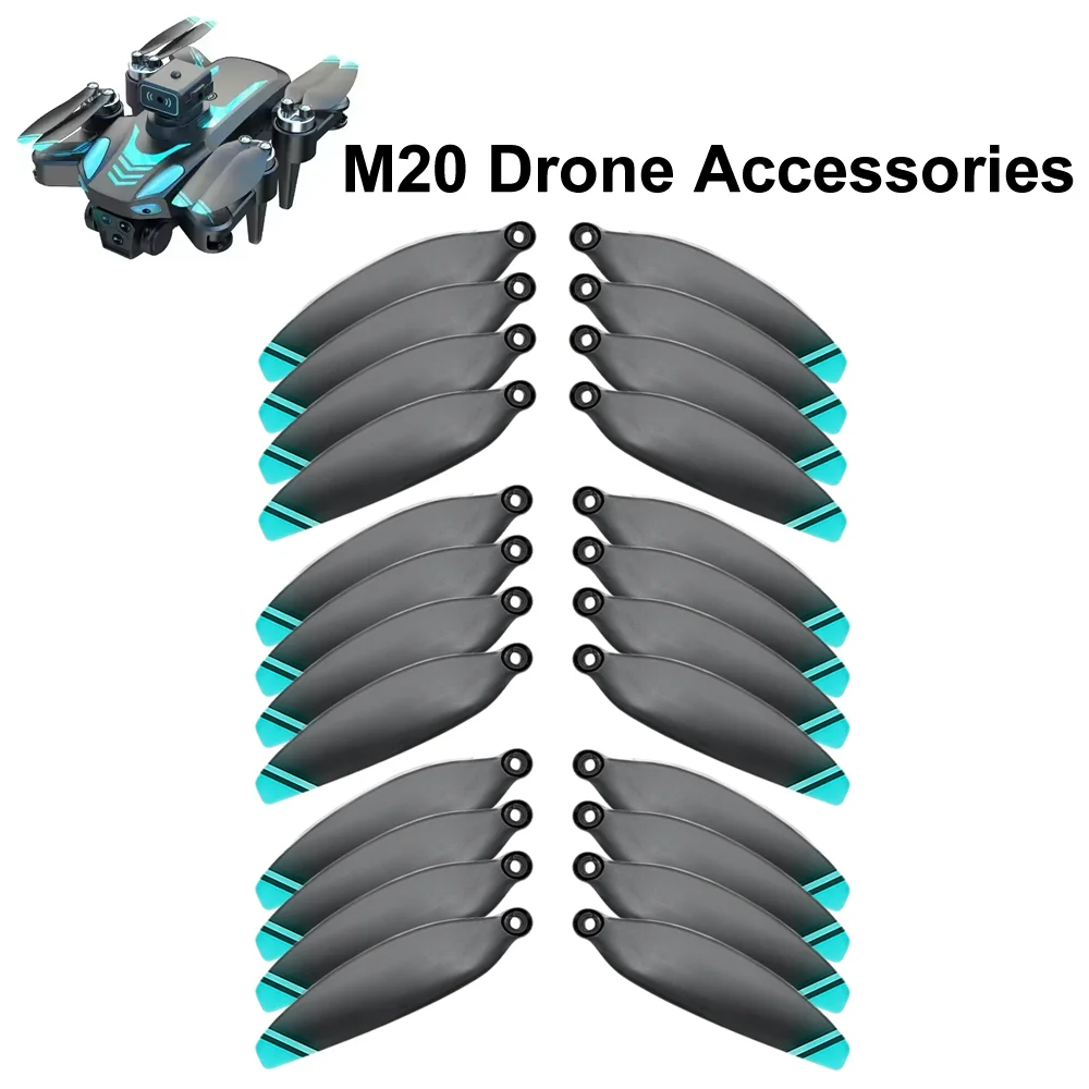 3set(24pcs) Fan Blades for M20 Drone 4K Professional HD Camera No GPS Foldable Quadcopter Obstacle Avoidance Brushless Motor RC