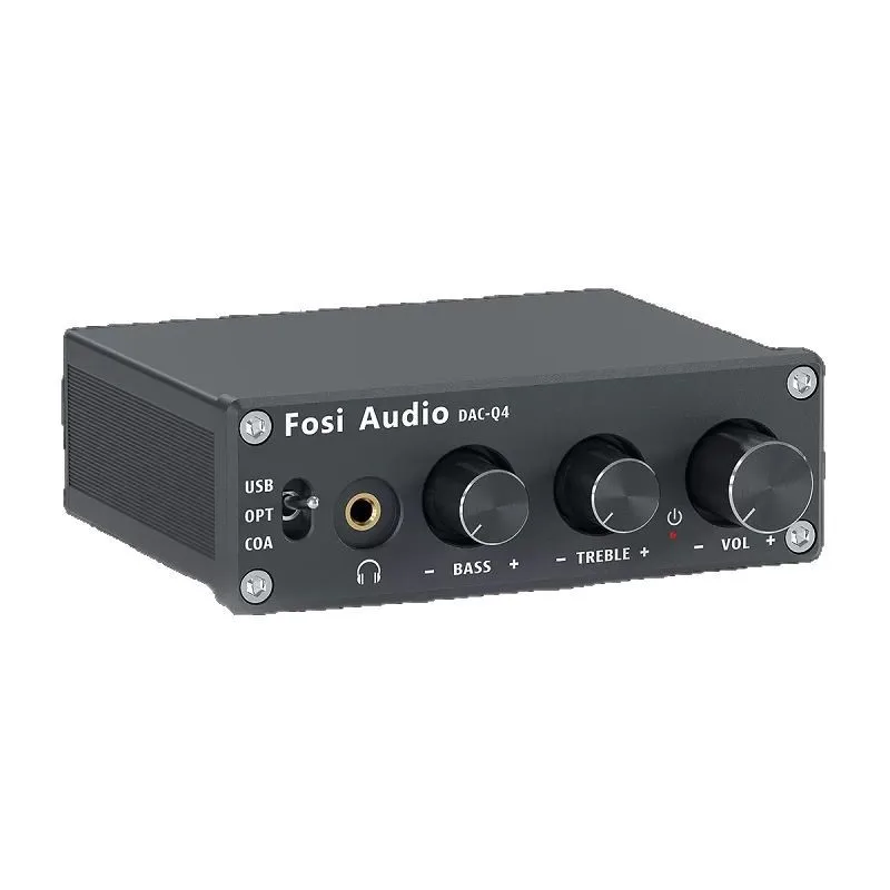 

FosiAudio Q4 Multi-Functional DAC Audio Decoder HIFI Hi-Fi Decoding Headphone Amplifier Integrated Device