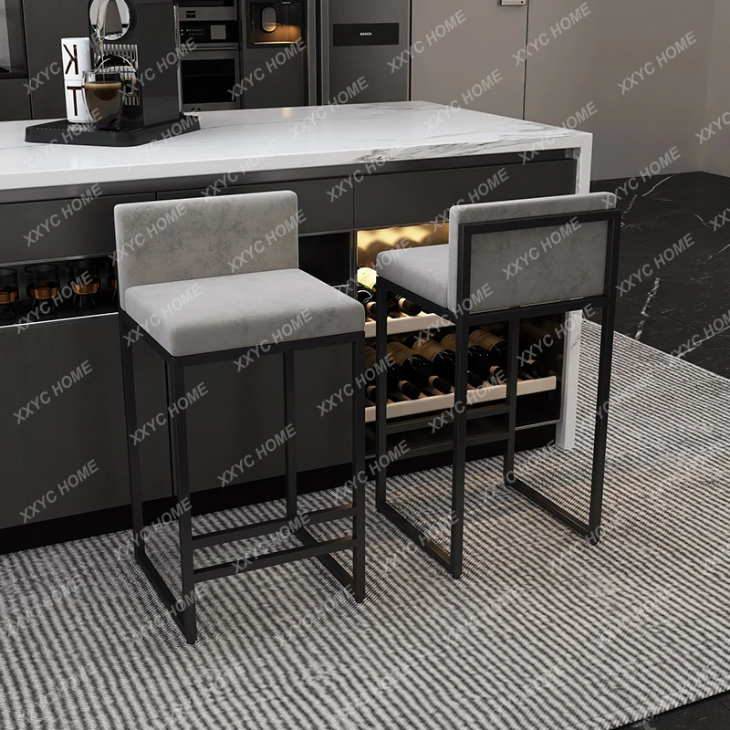 Luxury Designer Bar Chairs Dining Gold Kitchen Bar Stools Black Counter Sillas Para Barra De Cocina Bar Table Chairs Set