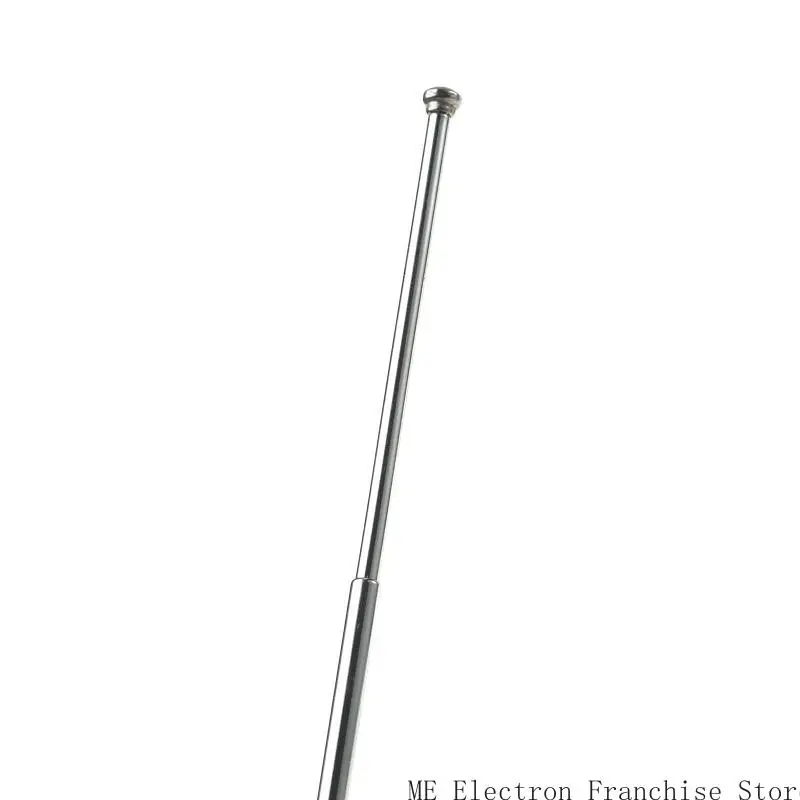 T5EA 망원경 안테나 내구성있는 라디오 라디오 교체 5 섹션 커넥터