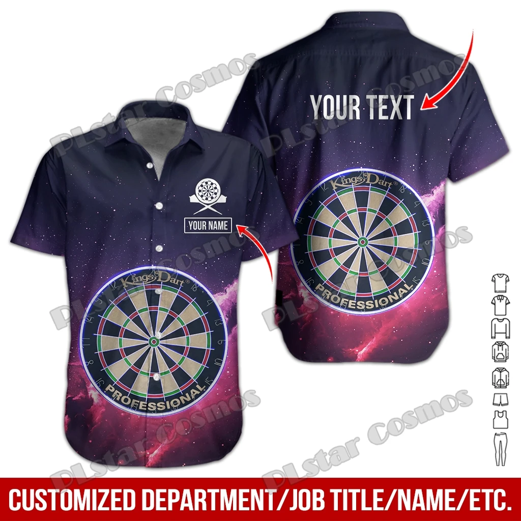 Custom Name Tattoo Maori Darts 3D Printed Men\'s Hawaiian Shirt Summer Beach Short sleeve shirt Unisex Casual Tee shirts SH04