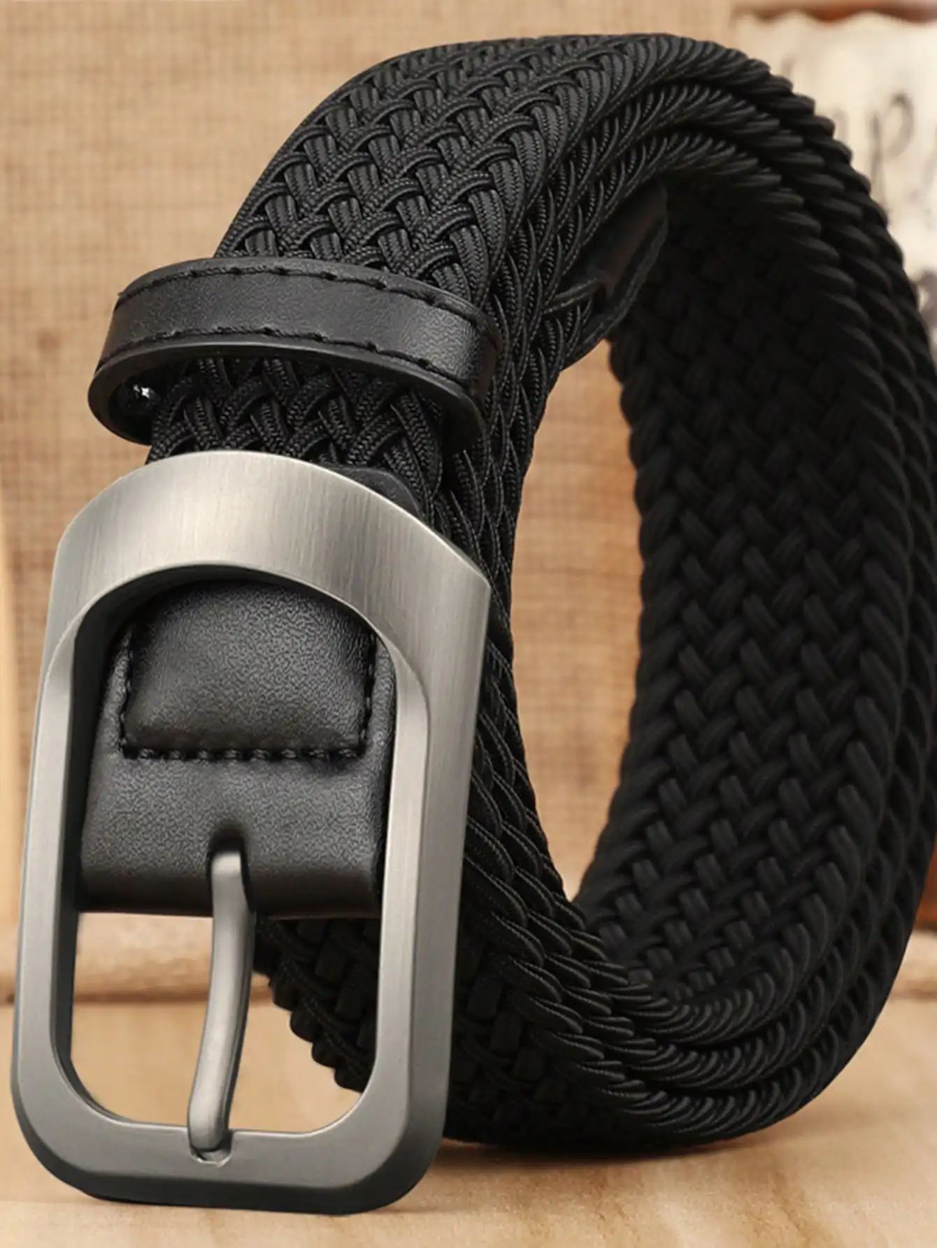 Nuova cintura da uomo retrattile elasticizzata Cintura con fibbia senza denti Moda coreana Casual Cintura elastica per giovani di mezza età Cintura per pantaloni giovani