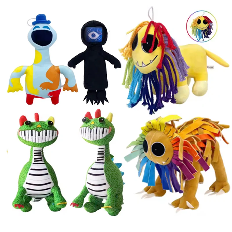 

Cute Nightmare Critters Plush Yarnabys Colorful Lion Doll Smile Critters Toy Stuffed Poppy Model Playtime Room Decoration Gifts