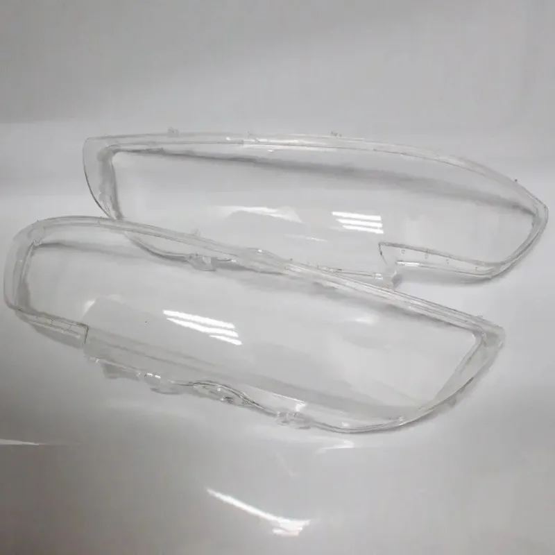 مجموعة غطاء المصباح الأمامي للسيارة لسيارات Bmw E39 1999 2000 2001 2002 5 سلسلة عاكس الضوء قذيفة زجاج عدسة السيارات رئيس ضوء مصباح عدسة