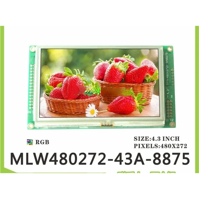 

4.3 Inch 480X272TFT Dot Matrix Color Screen Module Module RGB Parallel Port/SPI/I2C/IIC Interface