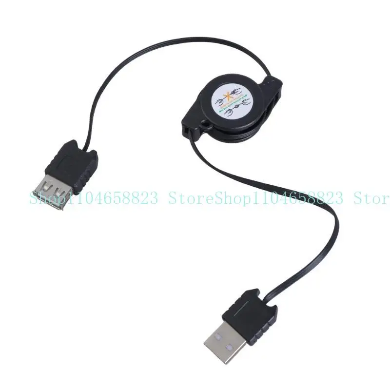 

652F Portable USB 2.0 Revactable Data Data Sync Зарядка кабель мужского пола до удлинителя для женщин для легких подключений