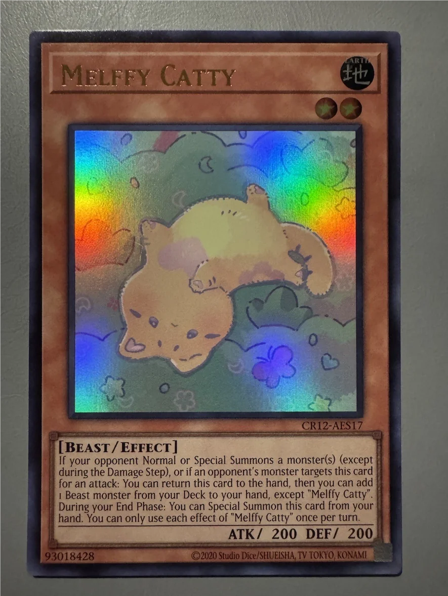 Yugioh KONAMI Duel Monsters CR12-AES17 Melffy Catty Ultra Asian English Collection Mint Card