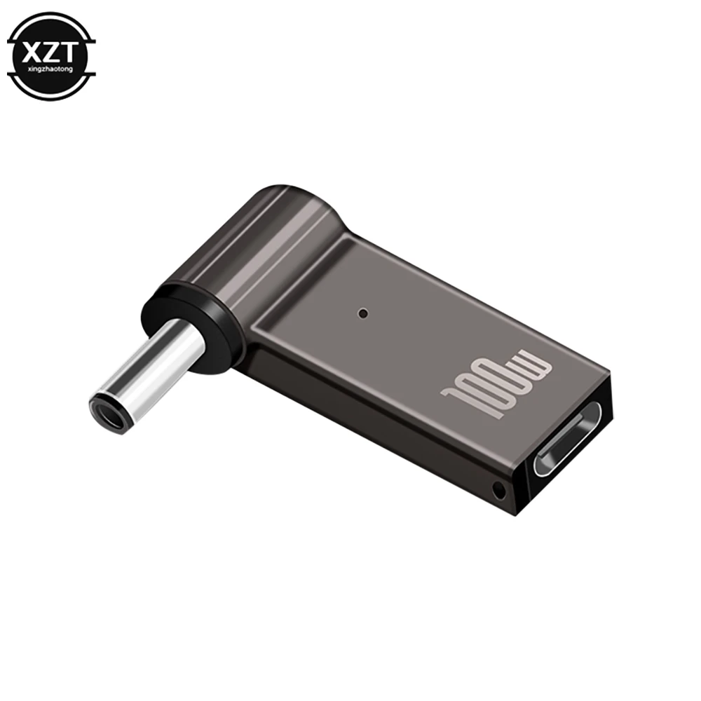 5A 100W PD Converter Trigger Jack DC to Type C Femal 5.5/7.4 Zinc Alloy with Light Head Power Adapter for Dell/HP/ASUS Laptops view 5