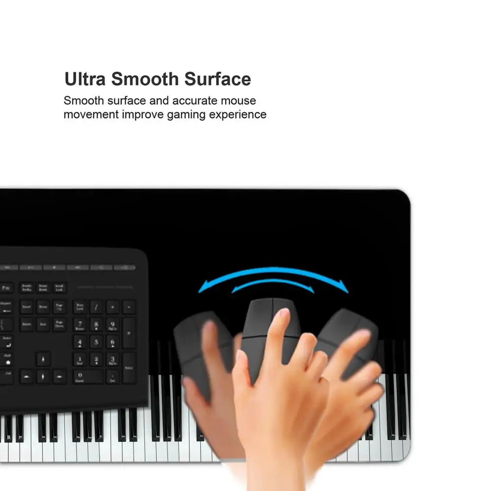 Trend Vintage Music Notes Piano Gaming Mouse Pad PC Laptop Gamer Mousepad Anime Antislip Mat Keyboard Desk Mat For Overwatch