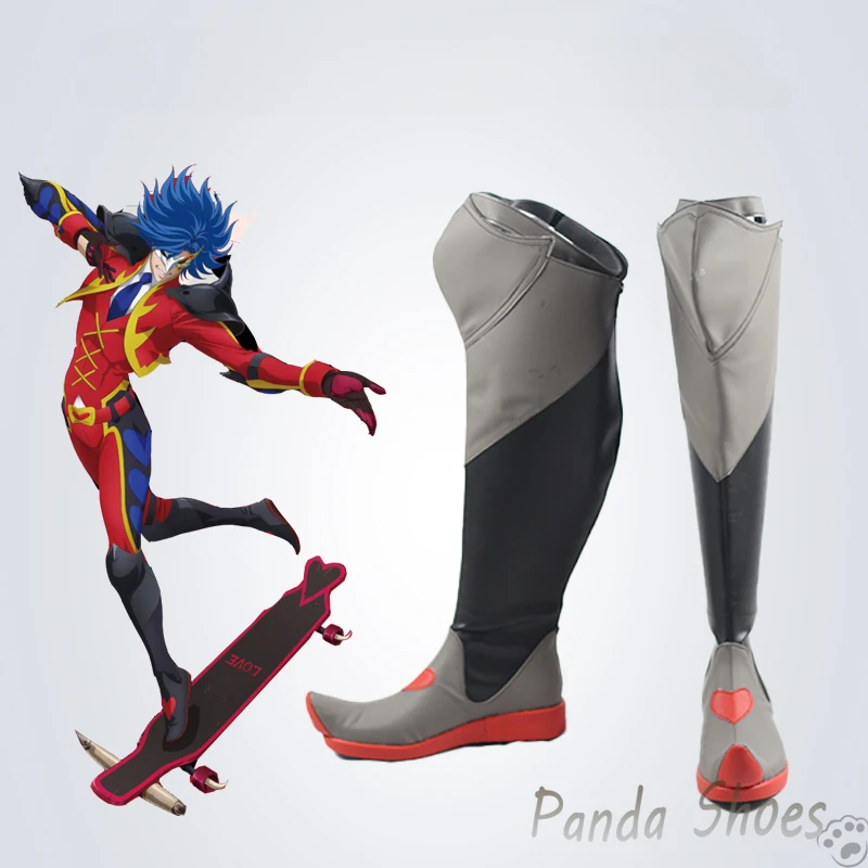 SK EIGHT Shindo Ainosuke Cosplay Shoes Anime Cos Long Boots SK EIGHT Cosplay Costume Prop Shoes for Con Halloween Party