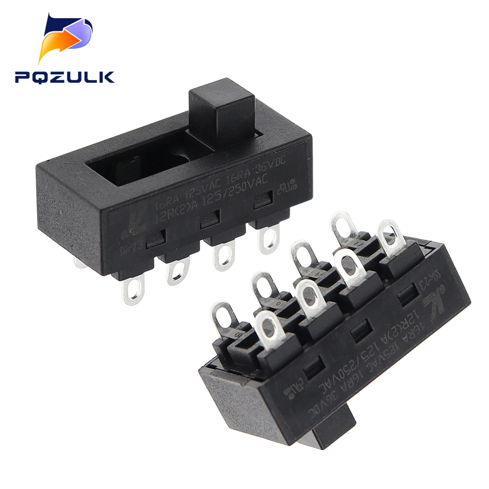 2PCS 12A 250V 3 Position 8 Pin Toggle Slide DIP Switch LQ-103H Hair Dryer Hot Cold Wind for JJ-15 Philips Flyco FH6218/20/21/31