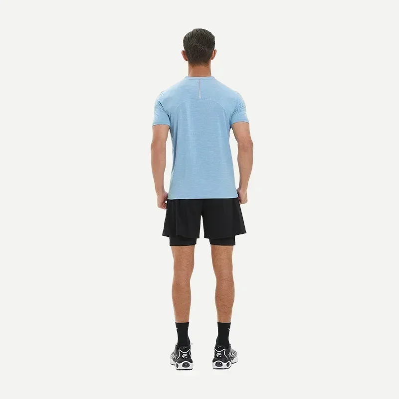 New Men Summer Short Sleeve Fitness T Shirt Running Sport Gym Compression T Shirt Workout Casual High Quality Tops Clothing