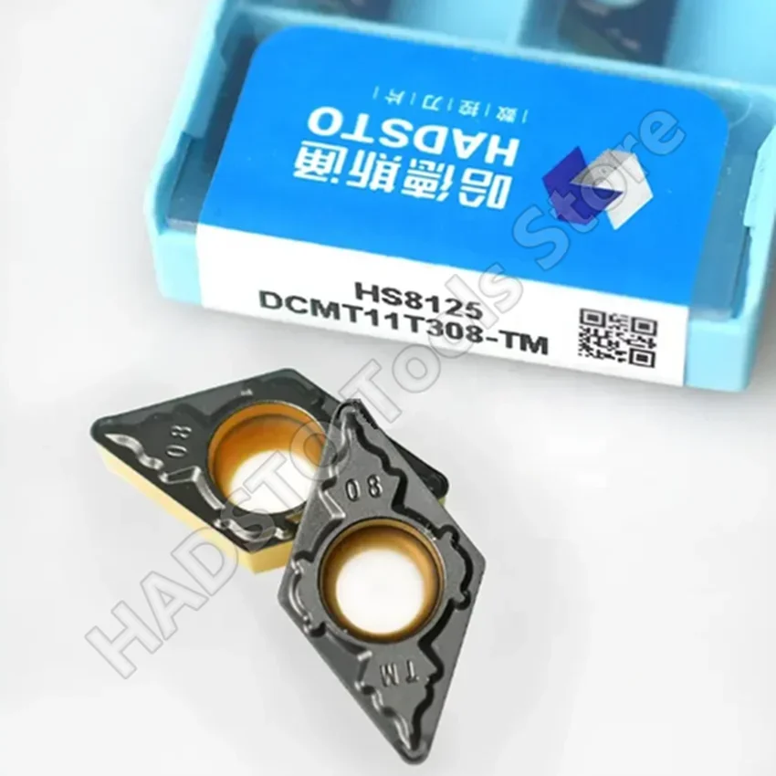 DCMT 070204 -ТМ ДМТ 070208 -TM HS8125 DCMT11T304-TM DCMT11T308-TM HS8125 HADSTO Твердосплавные пластины с ЧПУ Токарные пластины