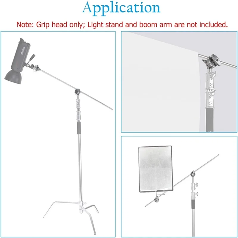 Регулируемый сверхмощный адаптер для штатива из нержавеющей стали