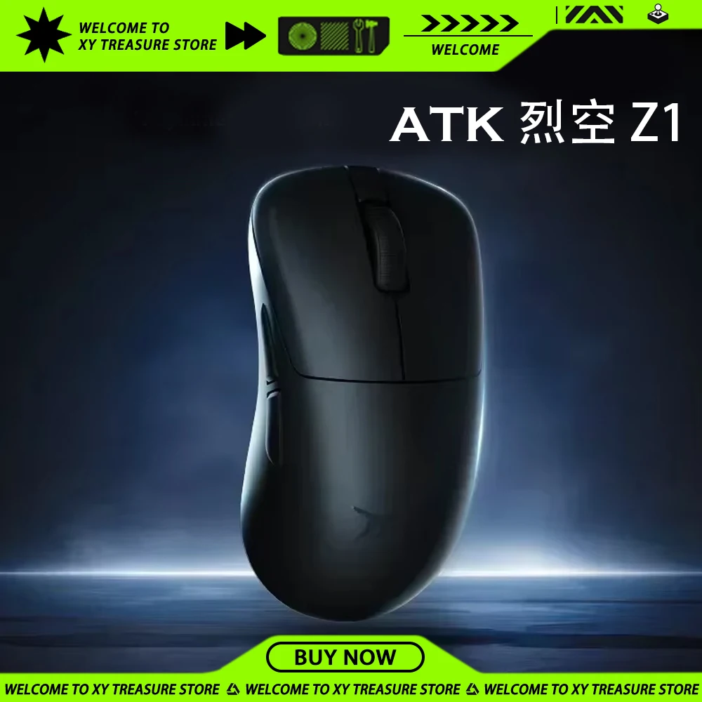 VGN ATK Blazing Sky Z1 esports mouse PAW3950 wireless dual-mode lightweight mouse 8K Polling Rate mouse custom accessories gift