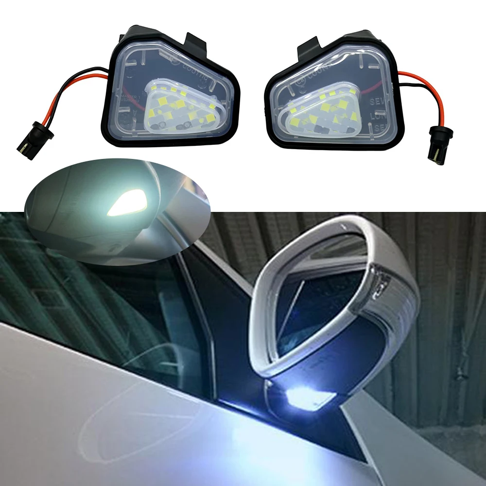 2 قطعة/المجموعة LED تحت المرايا الجانبية مصباح عالية الطاقة Canbus ل CC B7 4motion سانتانا شيروكو EOS لشركة فولكس فاجن فولكس فاجن باسات #1